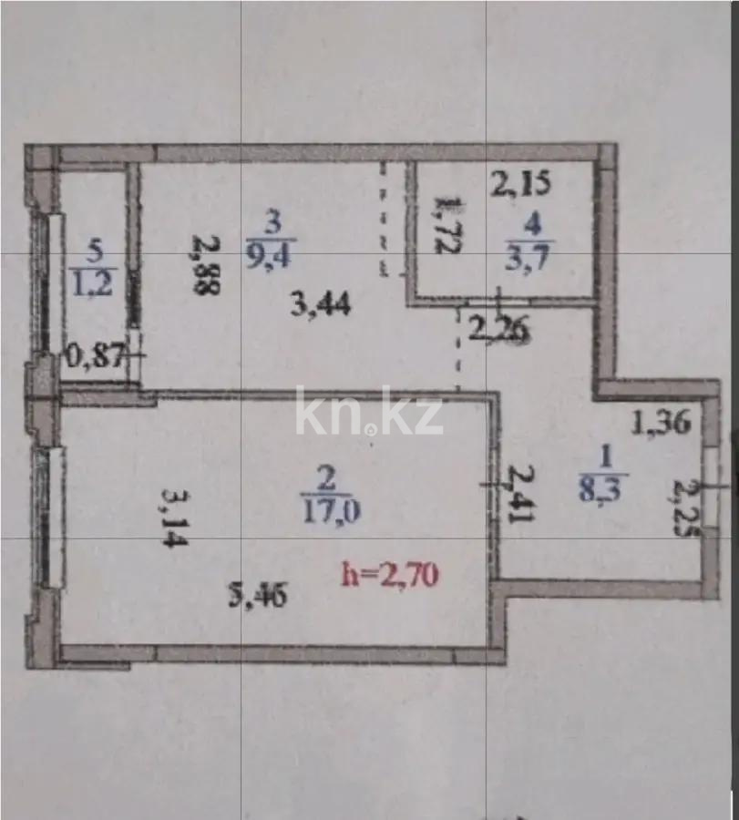 Продажа 1-комнатной квартиры, 39 м² в Астане - фото 4
