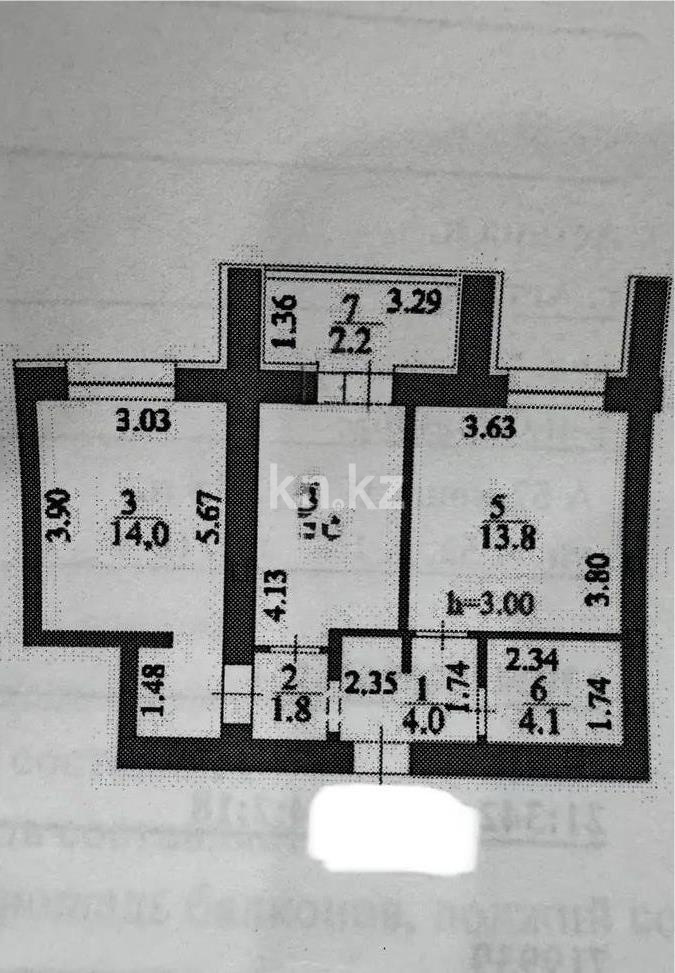 Продажа 3-комнатной квартиры, 50 м² в Астане - фото 3