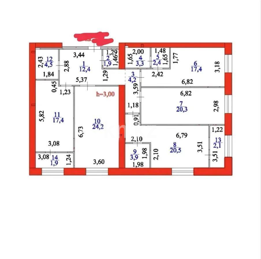 Продажа 4-комнатной квартиры, 136.4 м² в Астане - фото 4