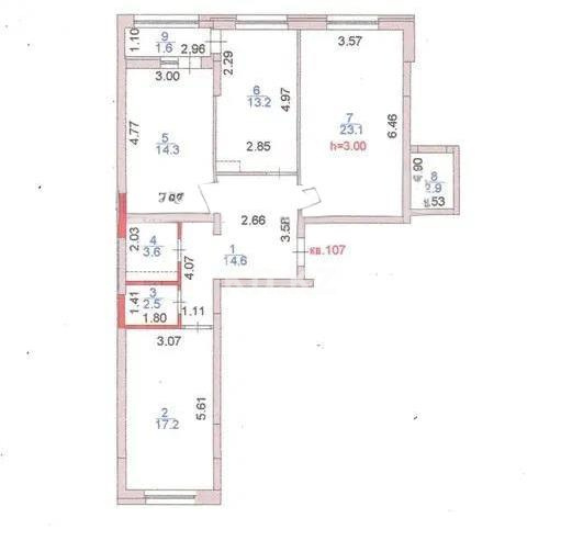 Продажа 3-комнатной квартиры, 93 м² в Астане - фото 2
