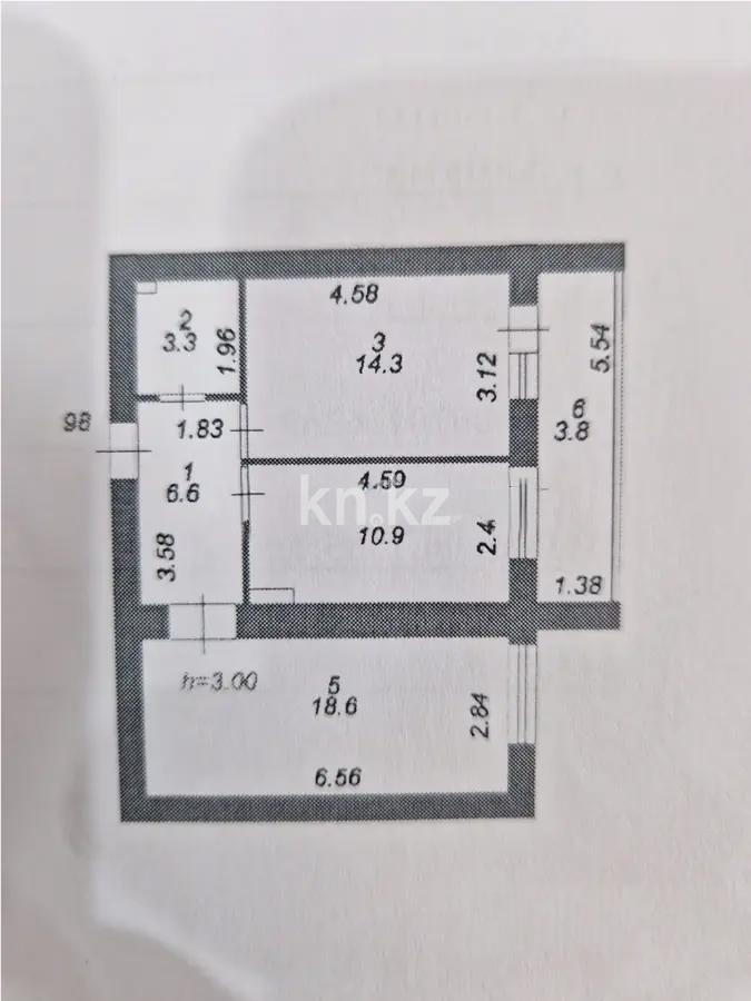 Продажа 2-комнатной квартиры, 62 м², ул. Ахмедьярова, дом  4/1 в Астане