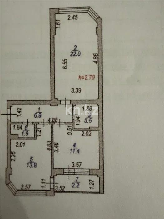 Продажа 2-комнатной квартиры, 61 м² в Астане - фото 5
