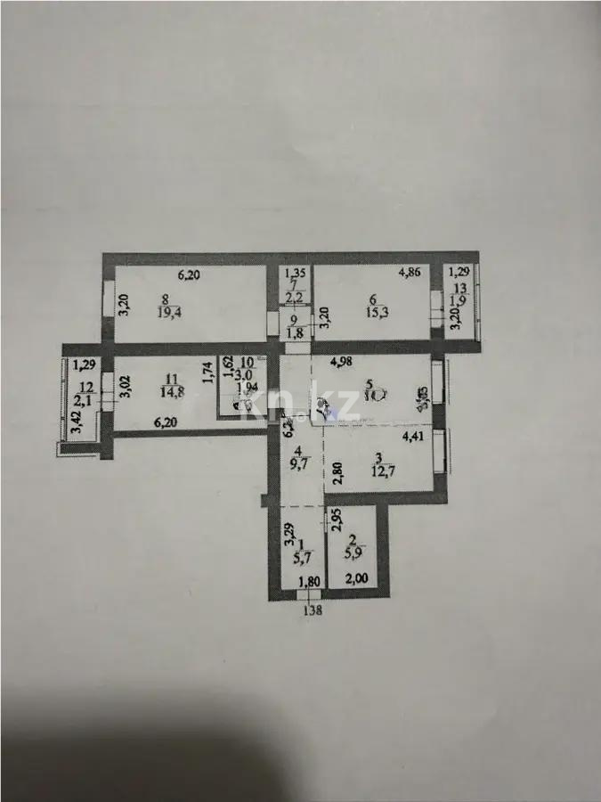 Продажа 4-комнатной квартиры, 108.9 м² в Астане