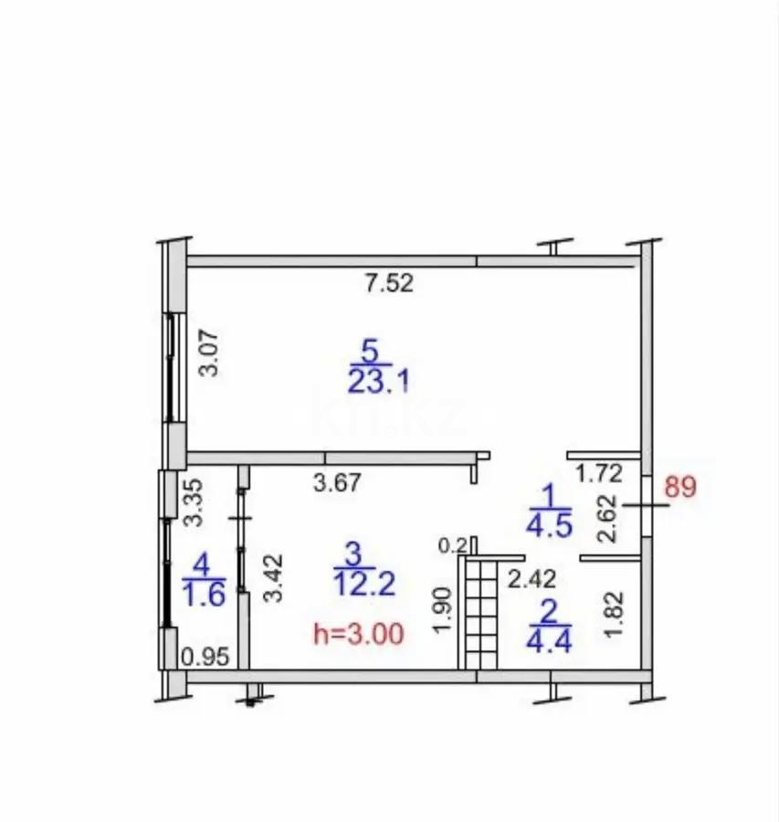 Продажа 1-комнатной квартиры, 45.8 м² в Алматы - фото 4