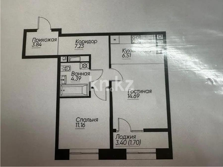 Продажа 2-комнатной квартиры, 51 м², ул. Навои, дом  30а/1 в Алматы - фото 3