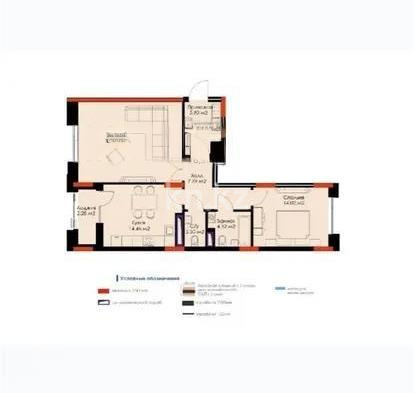 Продажа 2-комнатной квартиры, 78 м², ул. Толе би, дом  50 в Астане - фото 7