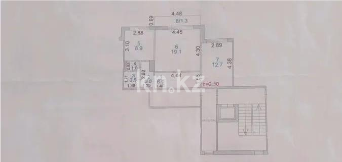 Продажа 2-комнатной квартиры, 55 м² в Караганде