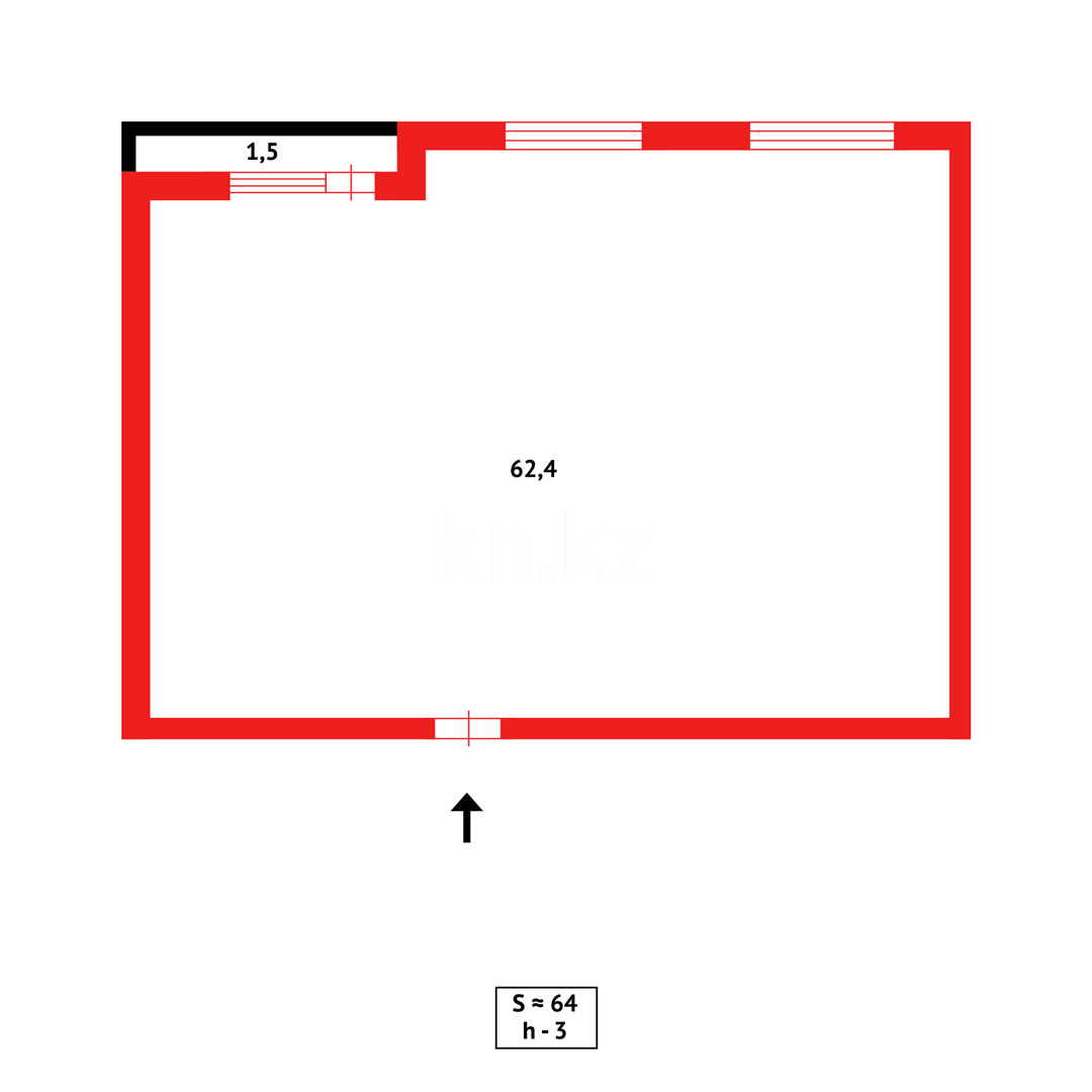 Продажа 2-комнатной квартиры, 63 м², ул. Сарыарка, дом  6/2 в Караганде - фото 8