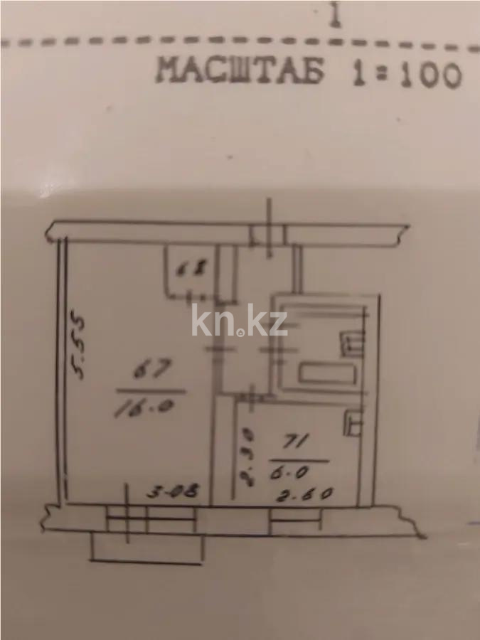 Продажа 1-комнатной квартиры, 29.1 м² в Алматы - фото 2