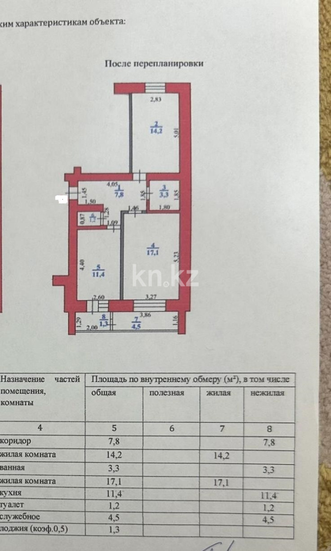 Продажа 2-комнатной квартиры, 60.8 м² в Уральске - фото 15