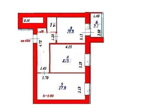 Продажа 2-комнатной квартиры, 56 м² в Астане