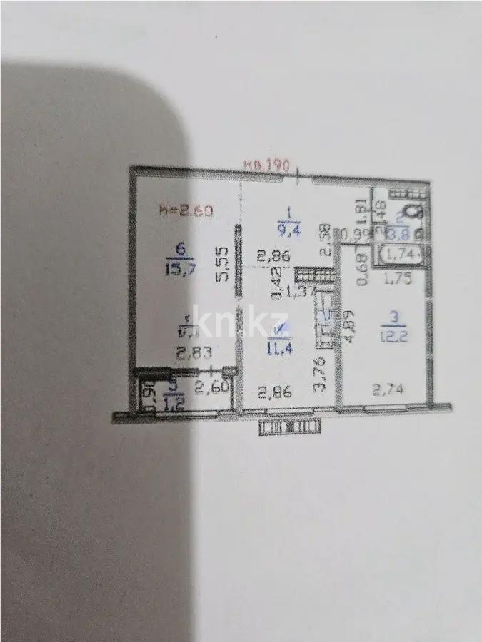 Продажа 2-комнатной квартиры, 54 м², пр. Райымбека, дом  590 стр в Алматы - фото 5