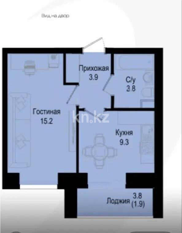 Продажа 1-комнатной квартиры, 36 м² в Астане