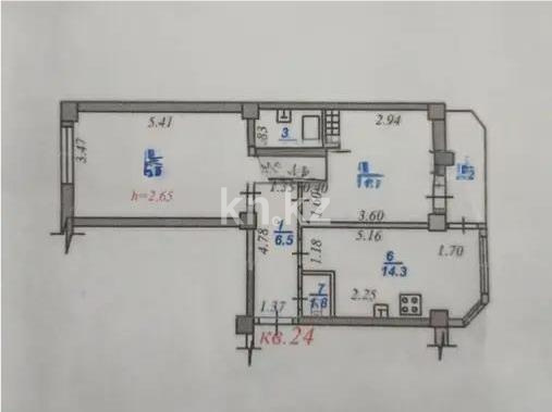 Продажа 2-комнатной квартиры, 60 м² в Алматы - фото 5