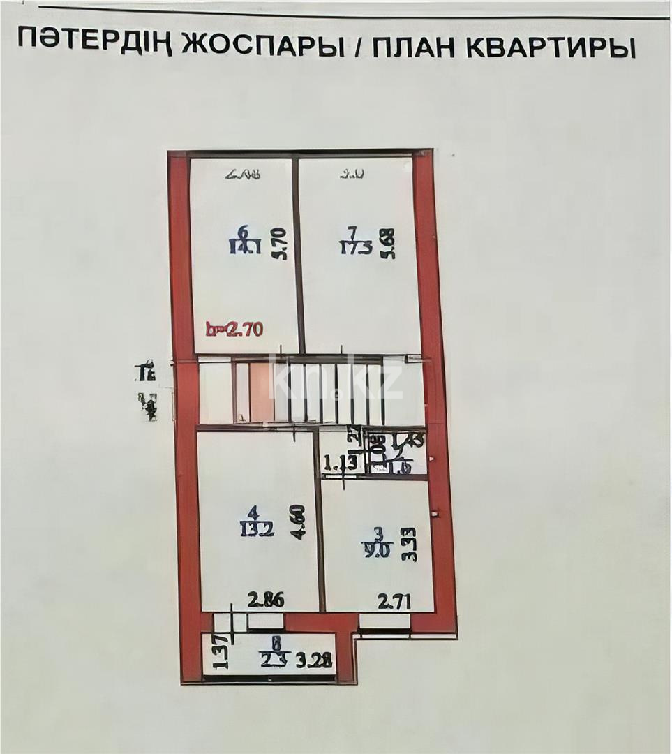 Продажа 3-комнатной квартиры, 70 м² в Астане - фото 8