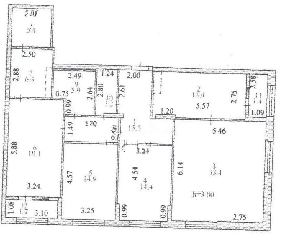 Продажа 4-комнатной квартиры, 135.7 м² в Астане