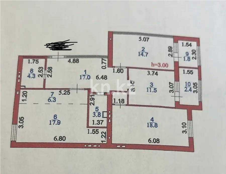 Продажа 4-комнатной квартиры, 98.5 м² в Астане - фото 6