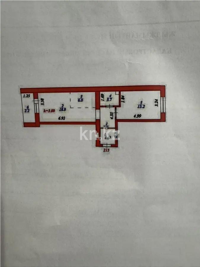 Продажа 2-комнатной квартиры, 56 м², ул. Бокейхана, дом  13 стр в Астане
