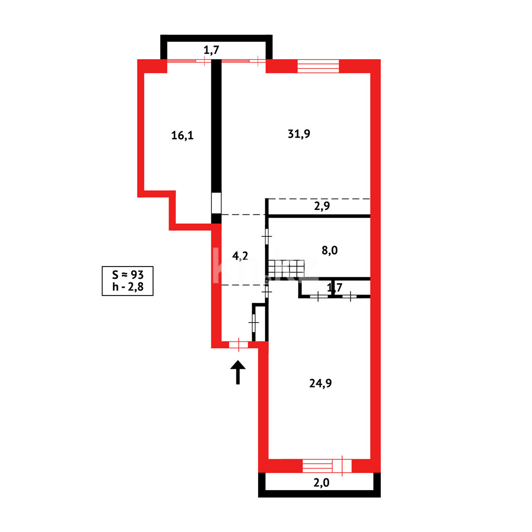 Продажа 3-комнатной квартиры, 96 м², мкр-н Алтын Арка в Караганде - фото 20