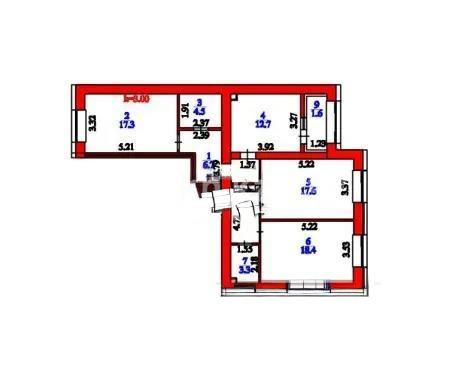 Продажа 3-комнатной квартиры, 90 м² в Астане - фото 3
