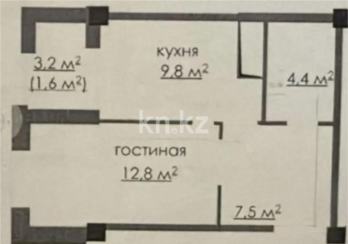 Продажа 1-комнатной квартиры, 39 м² в Караганде - фото 5
