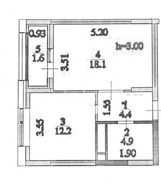 Продажа 1-комнатной квартиры, 41 м² в Астане