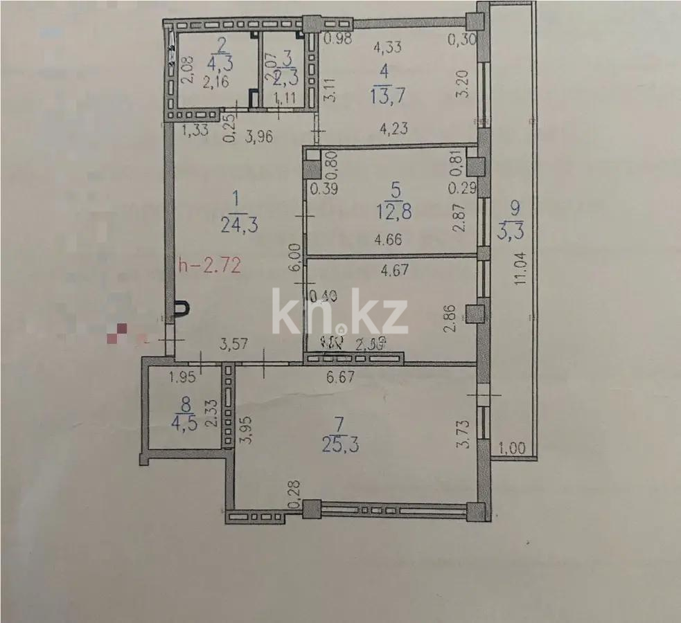 Продажа 3-комнатной квартиры, 109 м² в Астане - фото 5