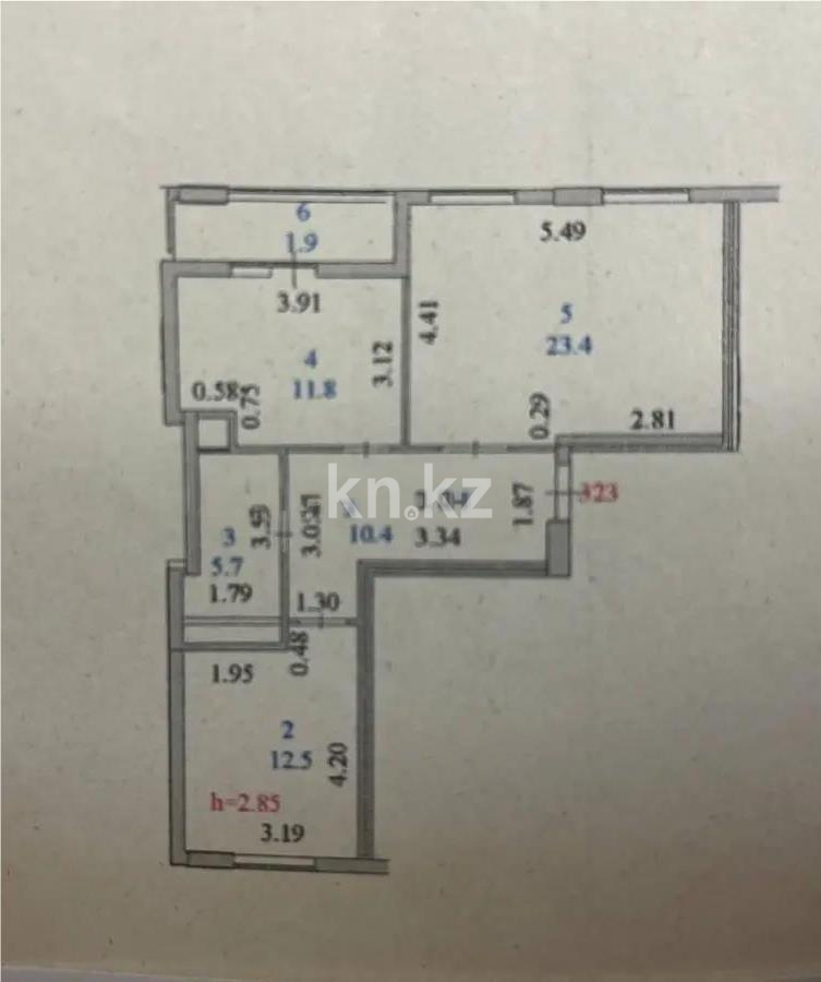 Продажа 2-комнатной квартиры, 66 м² в Астане - фото 6