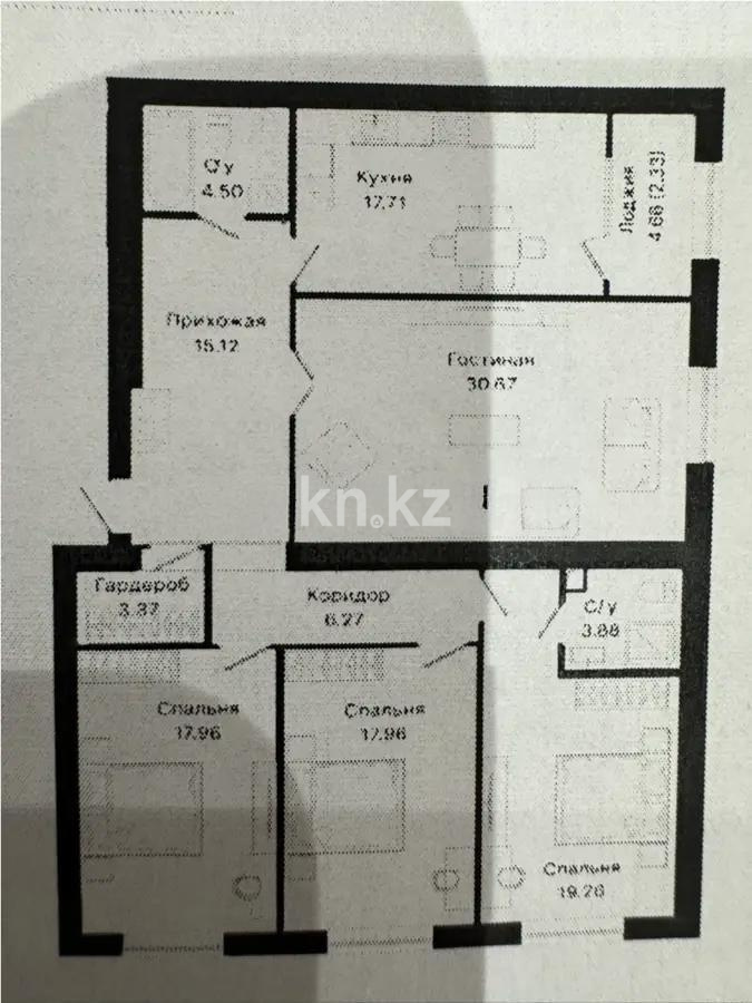 Продажа 4-комнатной квартиры, 140 м², ул. Панфилова, дом  85 в Астане