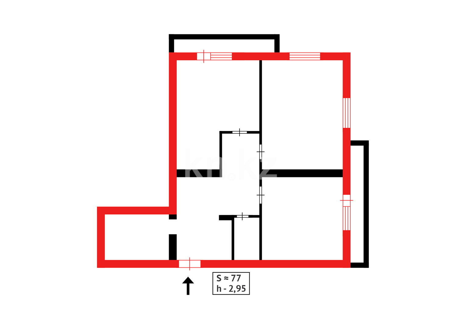 Продажа 2-комнатной квартиры, 77 м² в Астане - фото 17