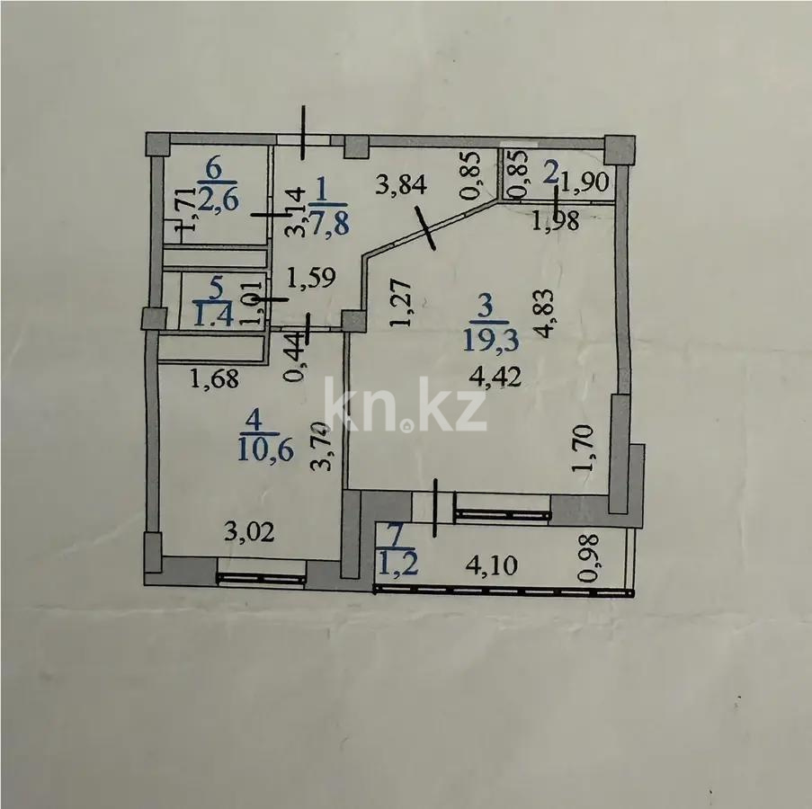 Продажа 1-комнатной квартиры, 44.5 м² в Астане - фото 6