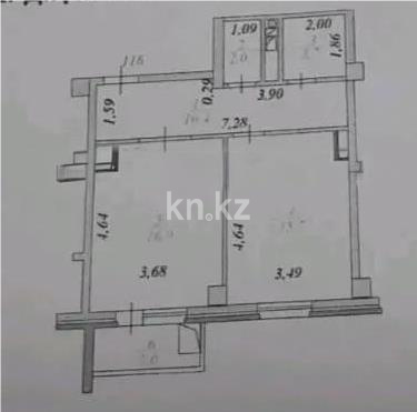 Продажа 1-комнатной квартиры, 49.7 м², пр. Кошкарбаева, дом  40 в Астане