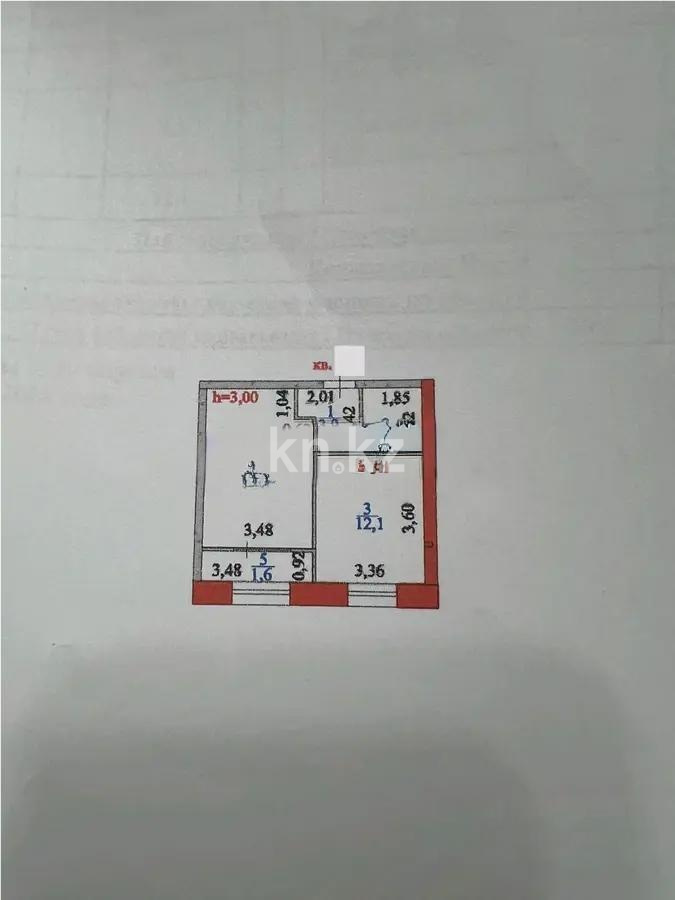 Продажа 1-комнатной квартиры, 40 м², ул. Омарова, дом  12в в Астане - фото 4