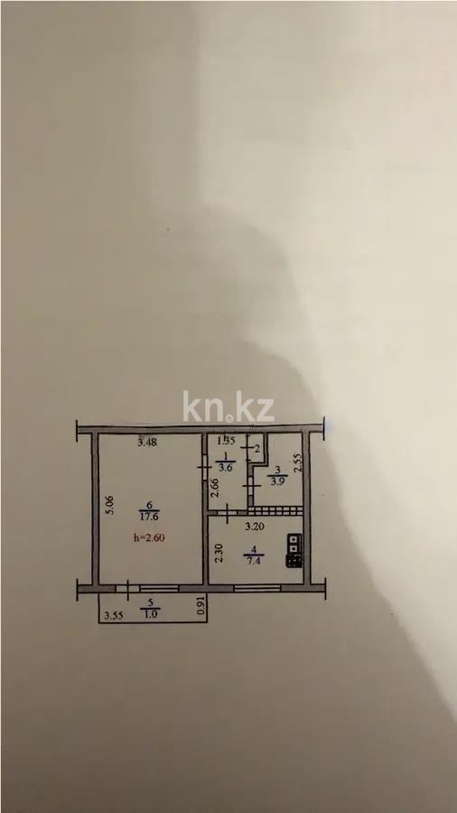 Продажа 1-комнатной квартиры, 34.2 м² в Алматы - фото 4