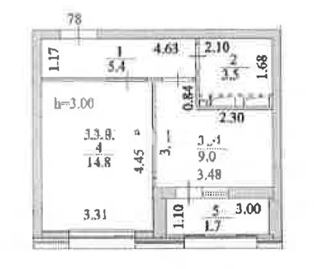 Продажа 1-комнатной квартиры, 34.4 м² в Астане - фото 3
