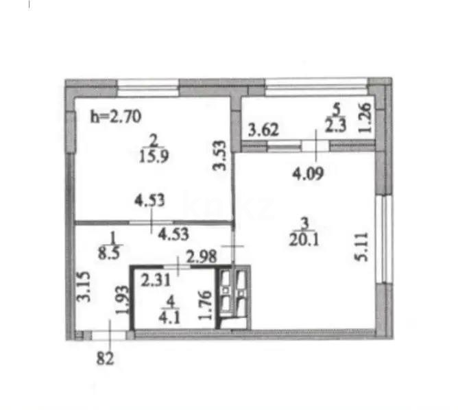 Продажа 2-комнатной квартиры, 51 м², ул. Туркестан, дом  4б стр в Астане - фото 5