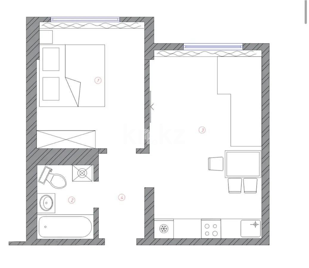 Продажа 2-комнатной квартиры, 40 м² в Астане - фото 7