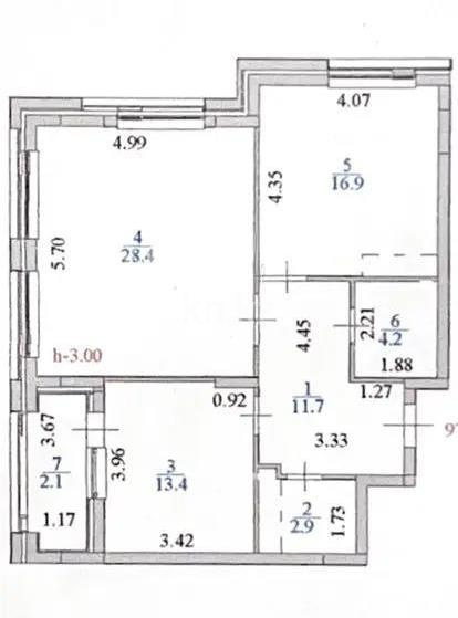 Продажа 2-комнатной квартиры, 78 м² в Астане - фото 5