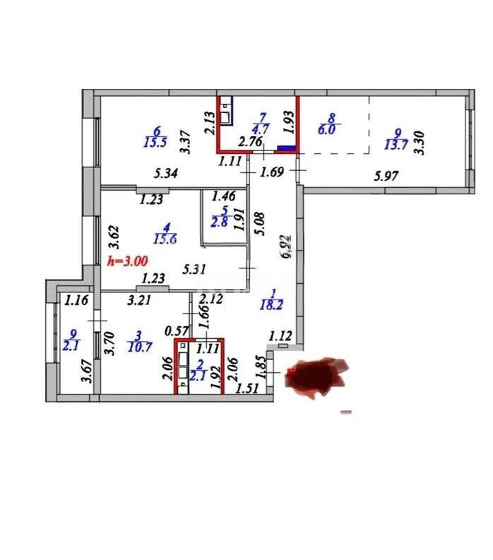 Продажа 4-комнатной квартиры, 91.4 м² в Астане - фото 9