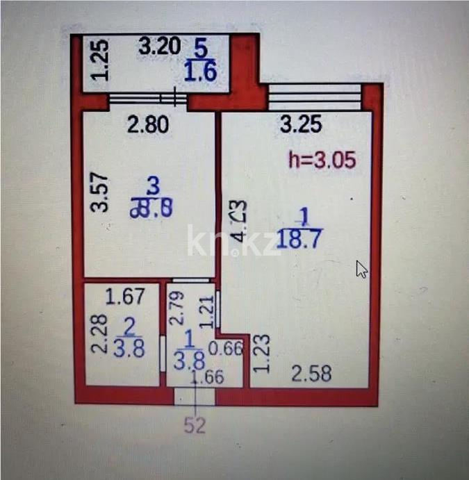 Продажа 1-комнатной квартиры, 37 м² в Караганде - фото 4