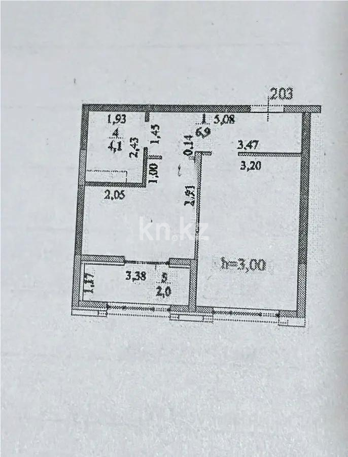 Продажа 1-комнатной квартиры, 39 м² в Астане