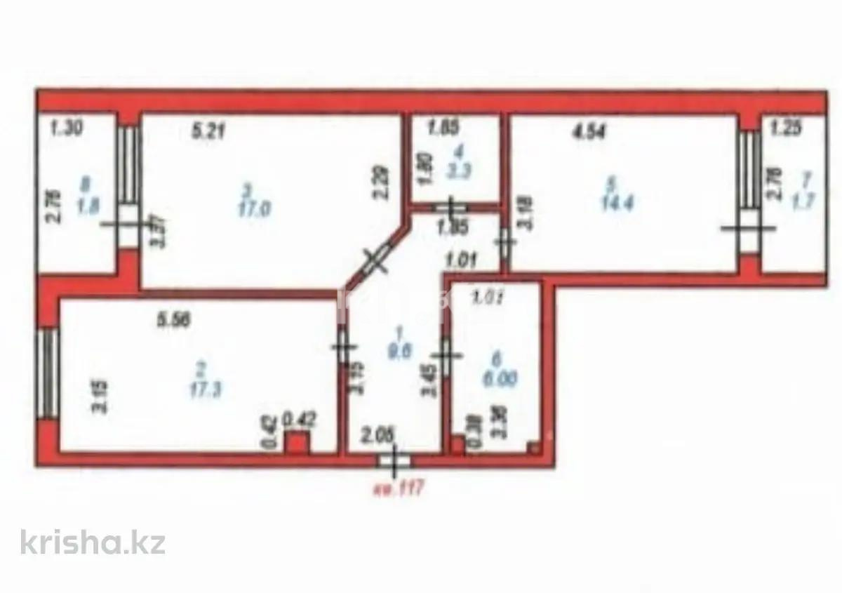 Продажа 2-комнатной квартиры, 72 м² в Астане - фото 4