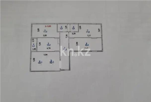 Продажа 4-комнатной квартиры, 114 м² в Астане