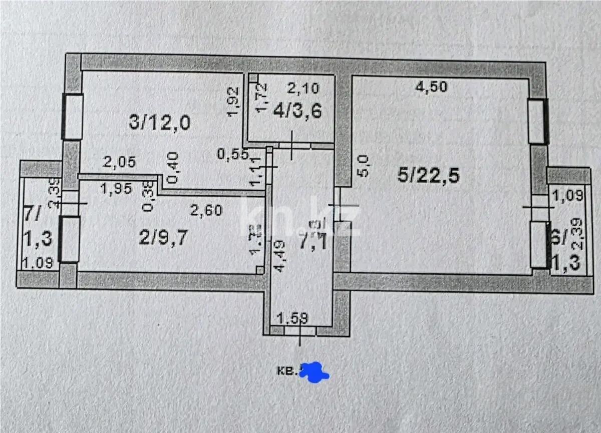 Продажа 2-комнатной квартиры, 58 м² в Астане - фото 6