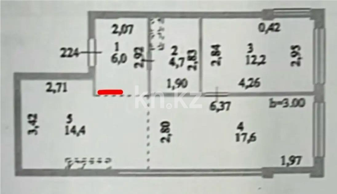 Продажа 2-комнатной квартиры, 55 м² в Астане - фото 5