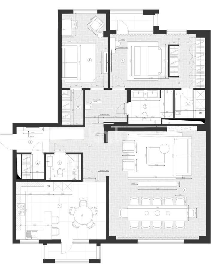 Продажа 3-комнатной квартиры, 145 м², ул. Акмешит, дом  19/1 в Астане