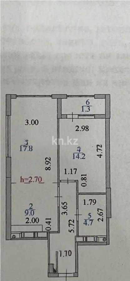 Продажа 2-комнатной квартиры, 53 м² в Астане - фото 4