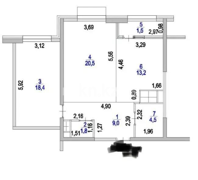Продажа 2-комнатной квартиры, 70 м² в Алматы - фото 2