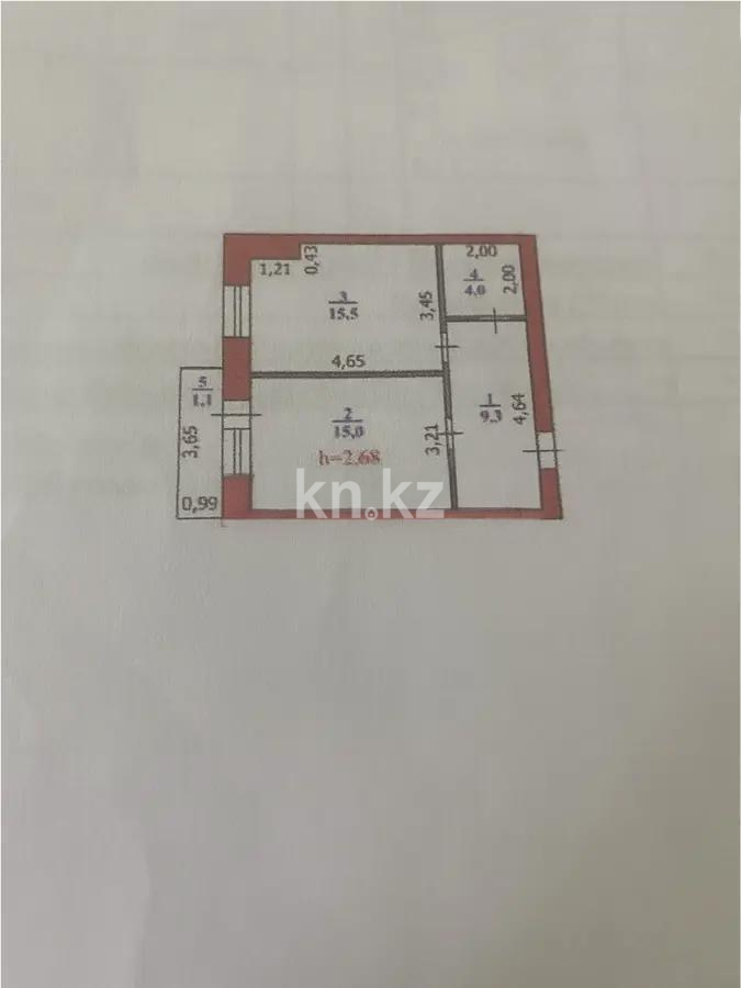 Продажа 1-комнатной квартиры, 45 м² в Астане