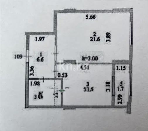 Продажа 2-комнатной квартиры, 47 м² в Астане - фото 2